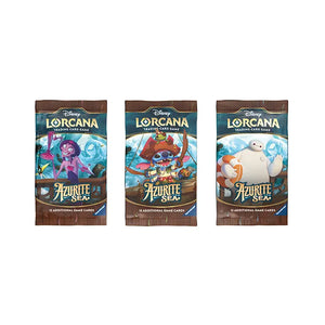 Disney Lorcana Azurite Sea Booster Packs