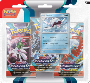 Pokemon SV4 Paradox Rift 3PK Blister