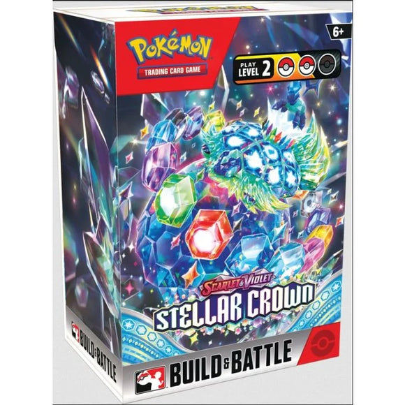 Pokemon SV7 Stellar Crown Build & Battle Box