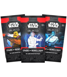 Star Wars Unlimited: Spark Of Rebellion Booster Packs