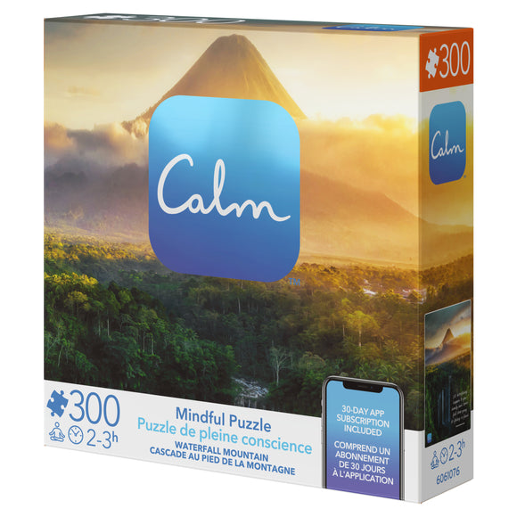 300 Calm Puzzle Waterfall Mountain