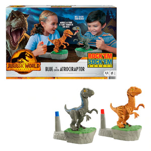 Rock'em Sock'em Robots - Blue vs Atrociraptor - Jurassic Park Dominion
